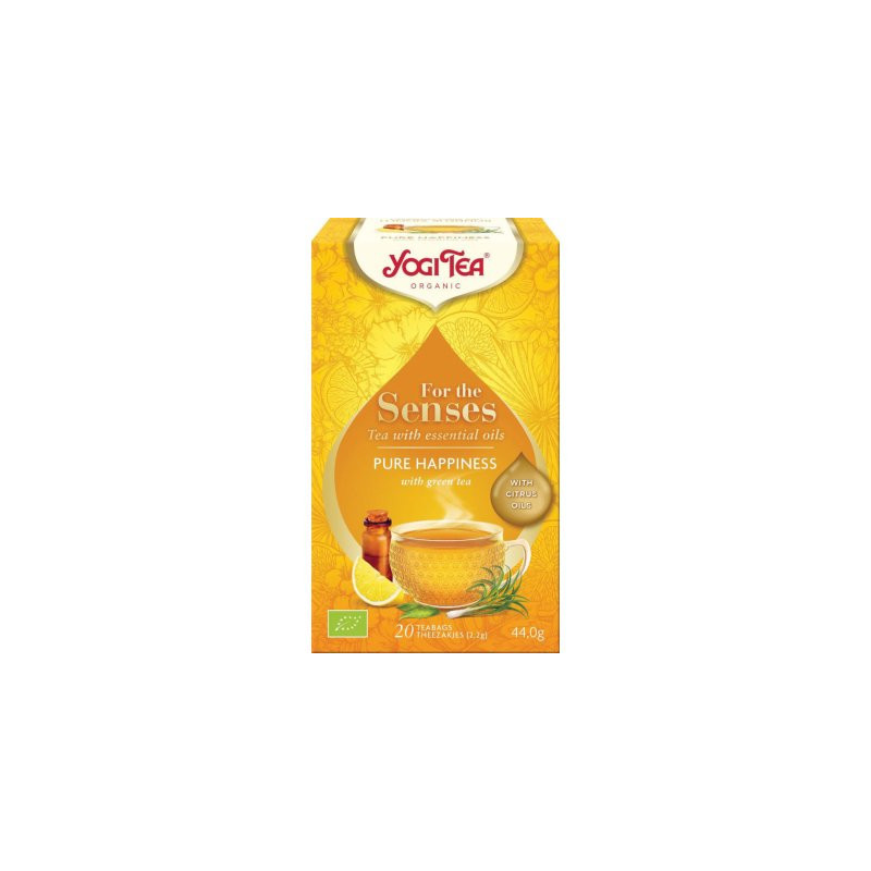 Bio Pro smysly - Čiré štěstí Yogi Tea 20 x 2,2 g