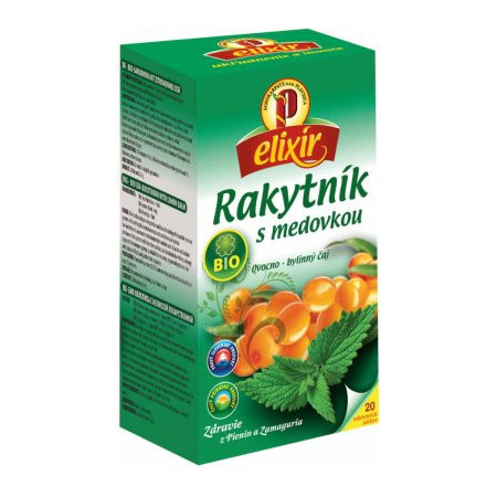 Elixír - Rakytník s meduňkou Bio