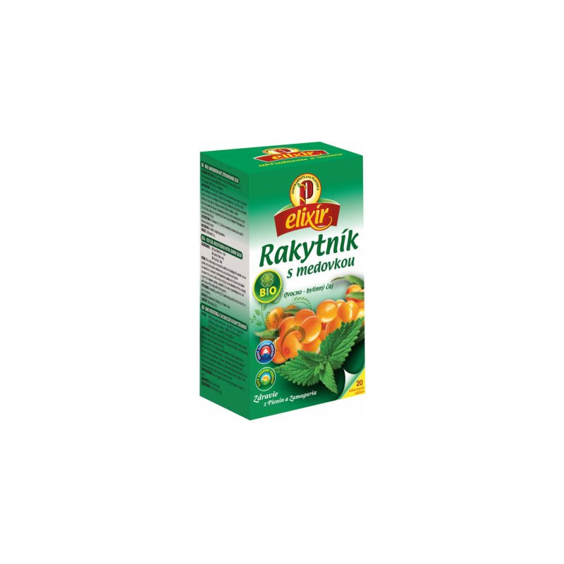 Elixír - Rakytník s meduňkou Bio