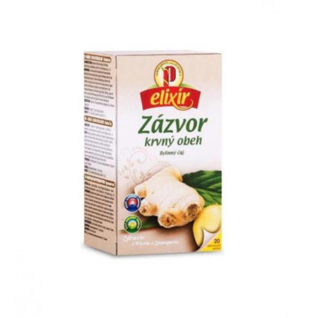 Elixír - Zázvor na krevní oběh