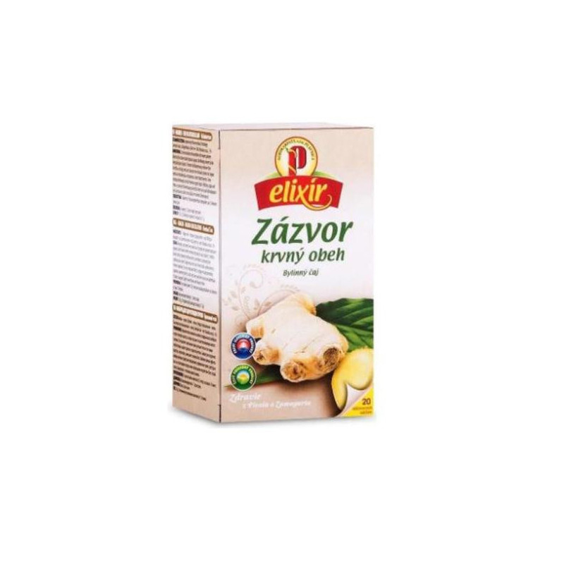 Elixír - Zázvor na krevní oběh