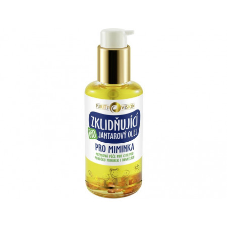 Bio Zklidňující Jantarový  olej pro miminka 95 ml