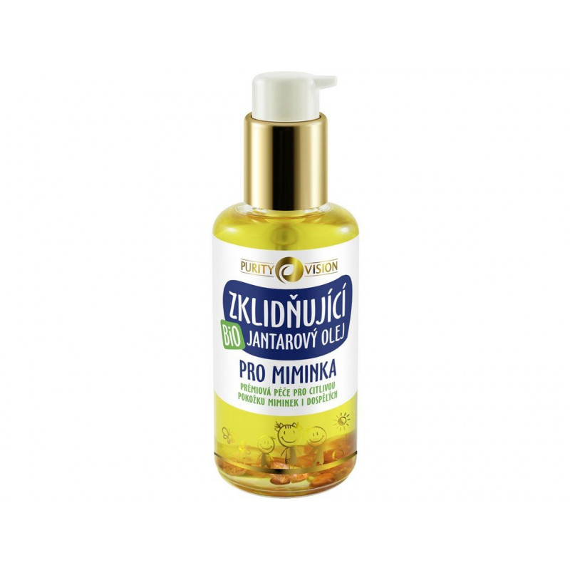 Bio Zklidňující Jantarový  olej pro miminka 95 ml