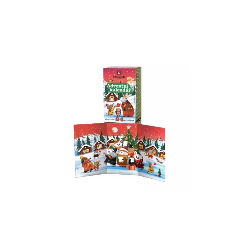 SONNENTOR Adventní kalendář® 24 různých druhů čajů bio - CZ-BIO-003